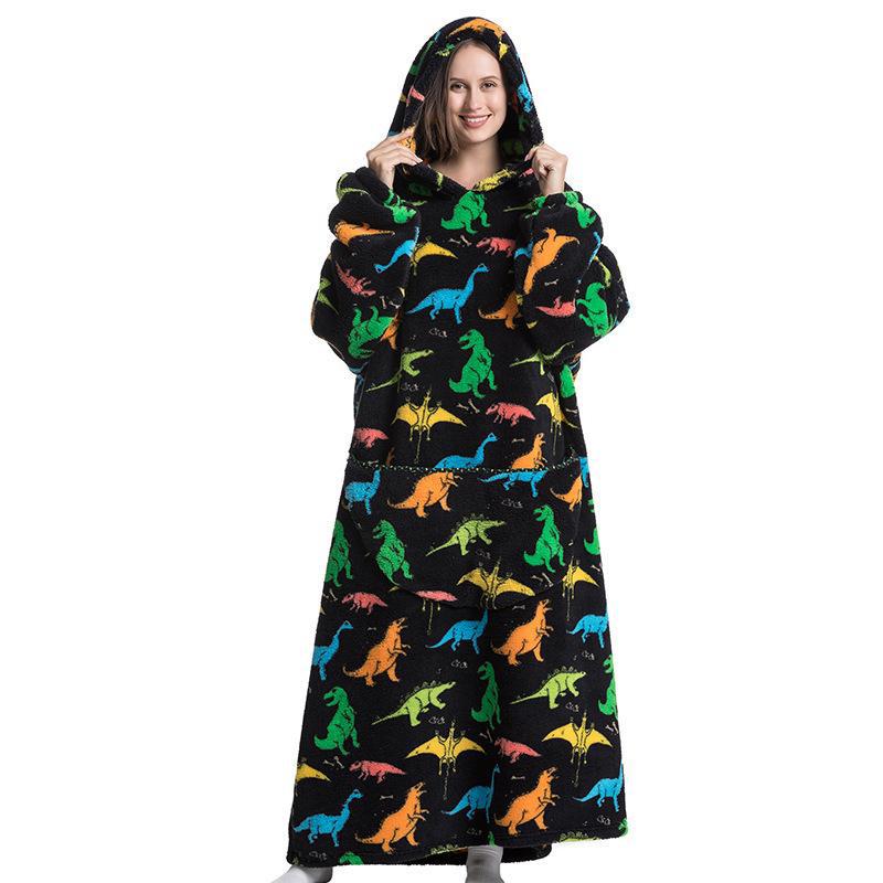 Thermal Hooded Sweatshirt Blanket