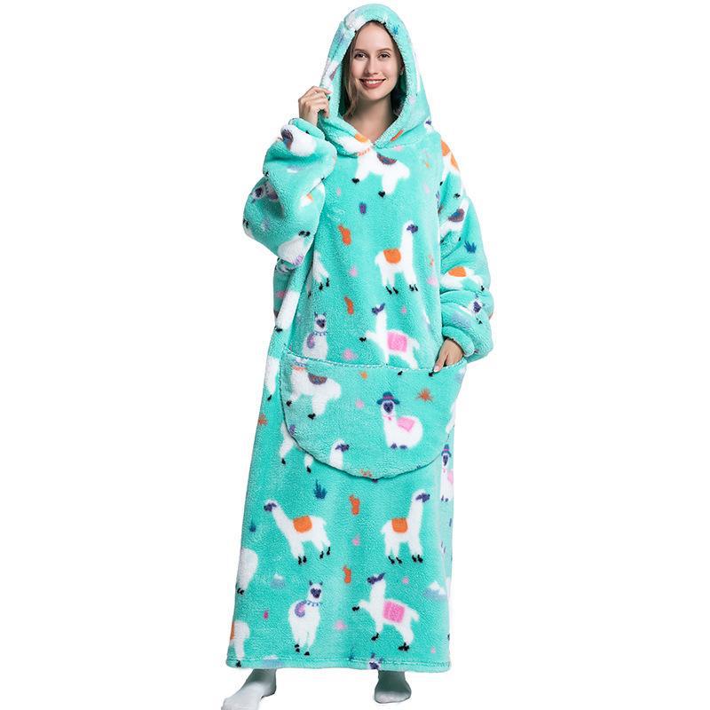 Thermal Hooded Sweatshirt Blanket