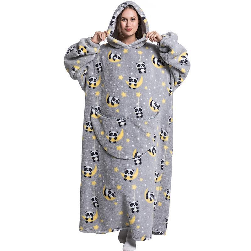Thermal Hooded Sweatshirt Blanket