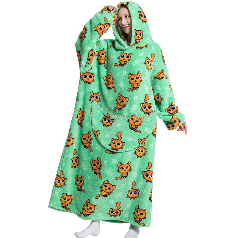 Thermal Hooded Sweatshirt Blanket