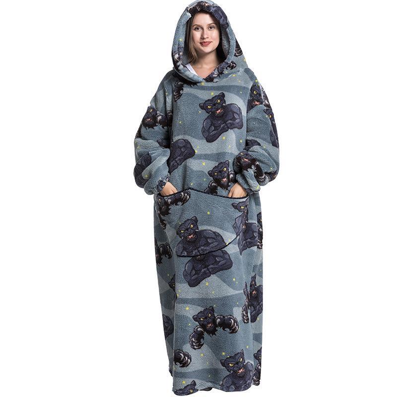 Thermal Hooded Sweatshirt Blanket